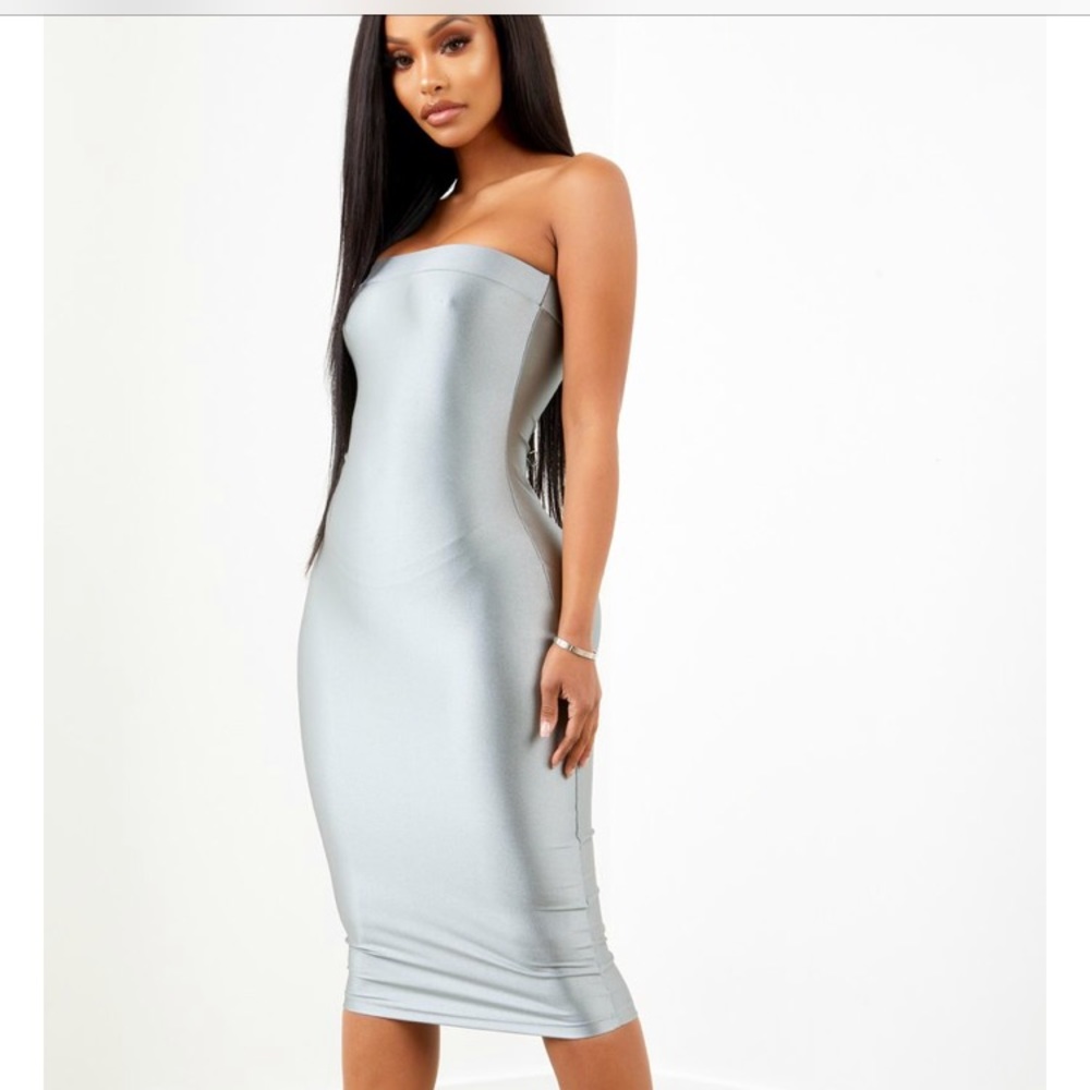 Silver Sorella tube dress